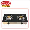 Two Burner Glass Top (Detchable Drip Trays) -SJ - 2 DI - Click here to View more details about this Product